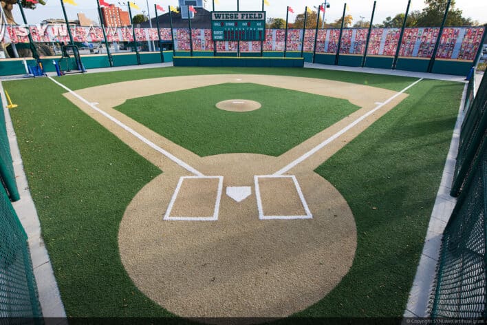 SYNLawn Bermuda sports agility childrens baseball field diamond playground