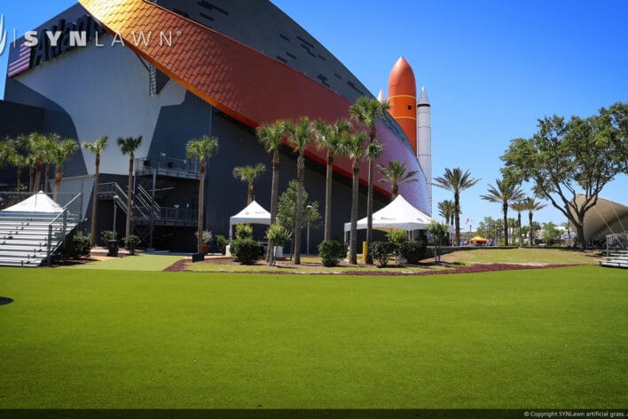 SYNLawn Bermuda commercial artificial grass for theme parks